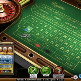 Evropská online ruleta zdarma + Racetrack